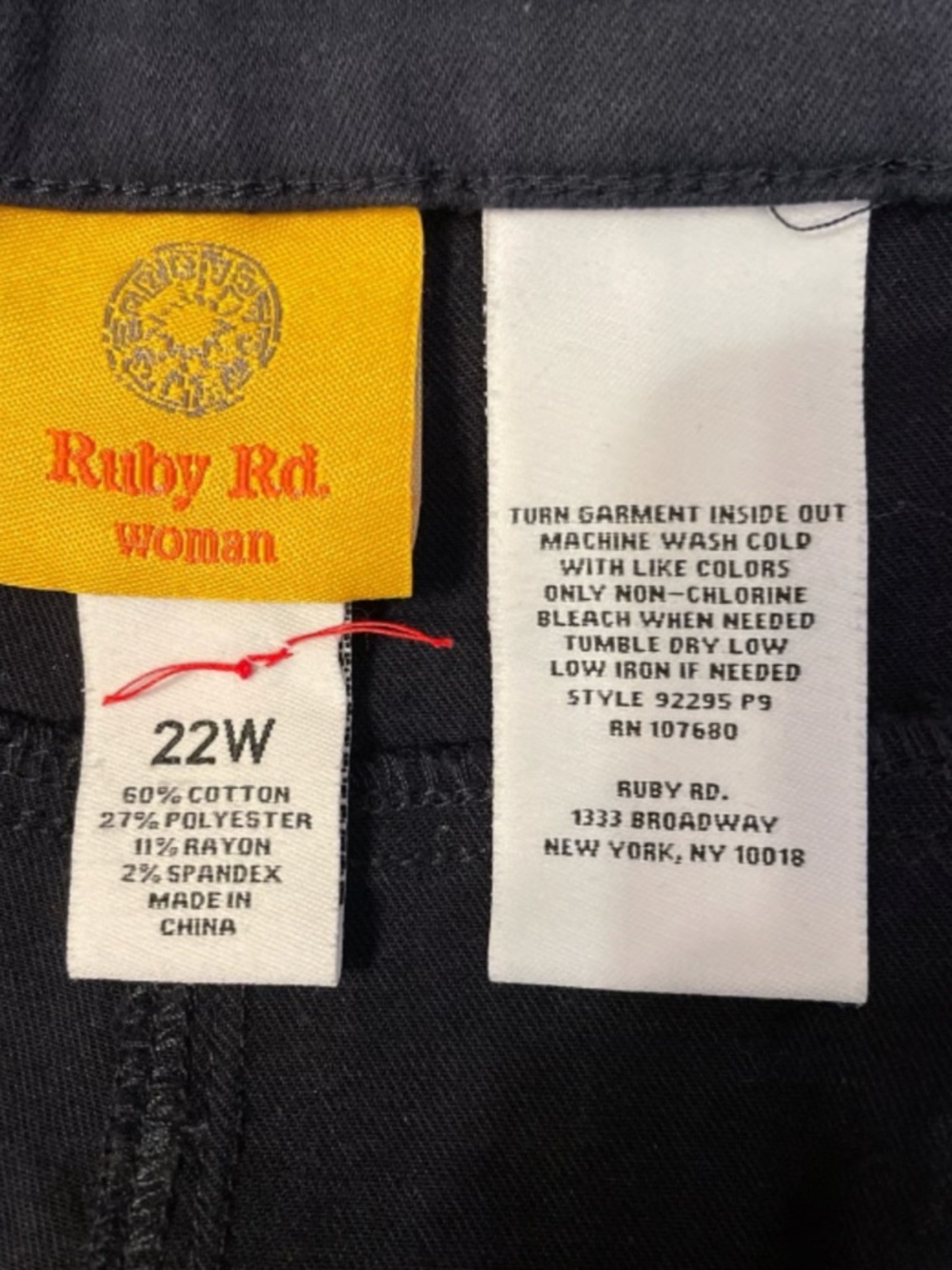 Ruby Rd. Pants - Picture 3 of 3